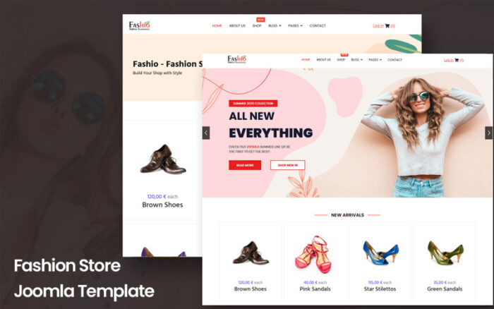 Fashion Store Joomla 5 Template Joomla Template