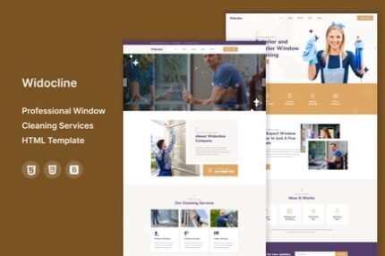 Widocline -Window Cleaning Services HTML Template