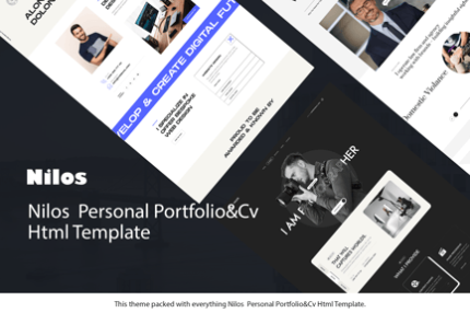 Nilos - Personal Portfolio/CV HTML Template