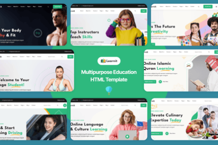 Learnit - Multipurpose Education HTML Template