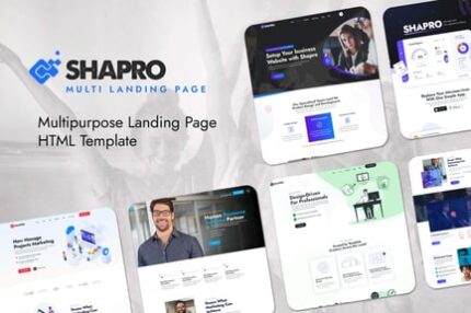 Shapro - Multipurpose Landing Page HTML Responsive