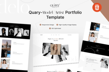 Quary-Model/Artist Portfolio Template