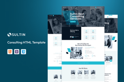 Sultin - Consulting HTML Template