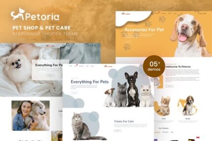 Petoria - Pet Shop & Pet Care Shopify Theme