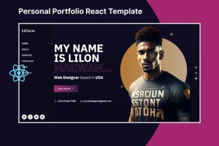 Lilon – Personal Portfolio ReactJs Template