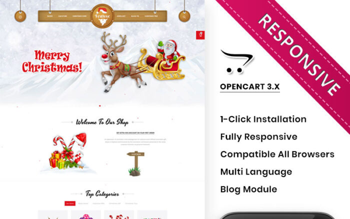 Festivve - OpenCart Template