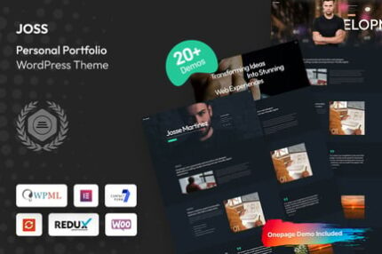 Joss - Personal Portfolio WordPress Theme