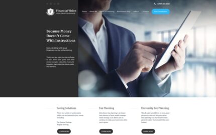 Financial Vision Website Template