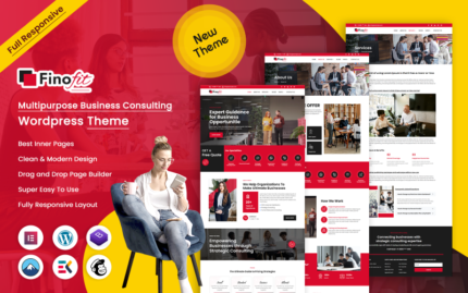 Finofit - Multipurpose Business Consulting WordPress Theme