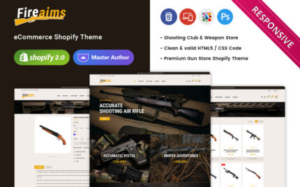 Fireaims - Weapon Store and Shooting Club Shopify Theme