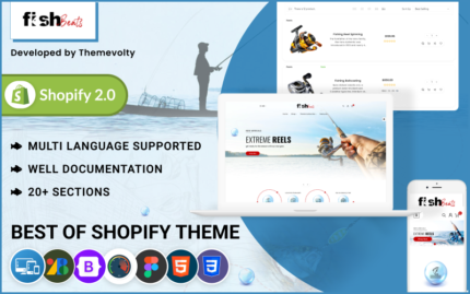 Fish Beats - Mega Fishing Shopify 2.0 Responsive Theme Shopify Theme