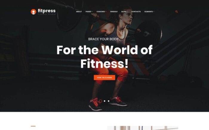 Fitpress - Fitness & Gym WordPress Theme