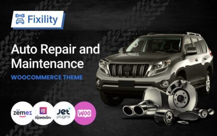 Fixility - Auto Tuning, WordPress Car Repair Services Theme WordPress Theme