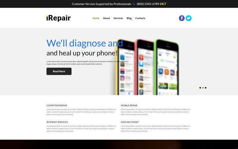 Fixing PC Issues Joomla Template