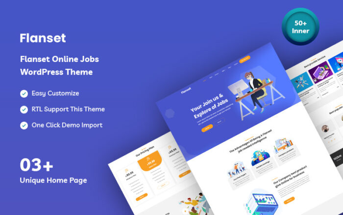 Flanset - Online Jobs WordPress Theme