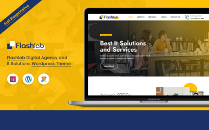 Flashlab Digital Agency and It Solutions Wordpress Theme WordPress Theme