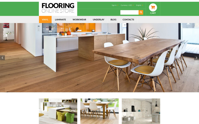 Flooring Online Store PrestaShop Theme