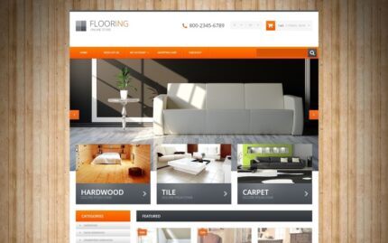 Flooring Responsive OpenCart Template