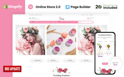 Flory Flower Store Shopify Theme