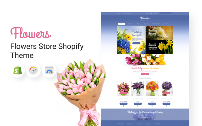 Flowers Store Shopify Theme