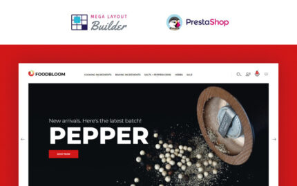 FoodBloom - Spices Store eCommerce Template PrestaShop Theme