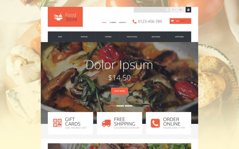 Foodie PrestaShop Theme