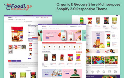 Foodigo - Organic & Grocery Store Multipurpose Shopify 2.0 Responsive Theme Shopify Theme