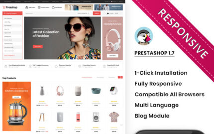 Freeshop - The Mega Store Responsive PrestaShop Theme