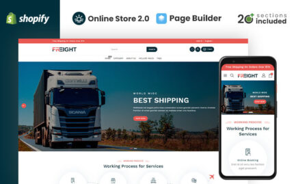 Freight - Transportation Shopify Theme