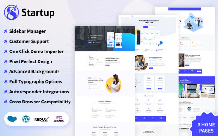 Fresh Startup Business WordPress Theme