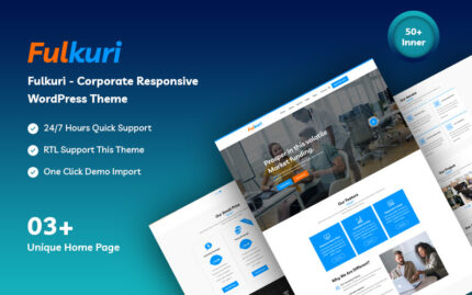 Fulkuri - Corporate Business WordPress Theme