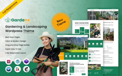 Gardenx - Multipurpose Gardening & Landscaping WordPress Theme