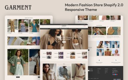 Garment - Premium Fashion & Clothing Multipurpose Shopify 2.0 Responsive Theme Shopify Theme