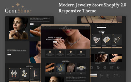 Gemshine - Modern Jewelry Store Shopify 2.0 Responsive Theme | Shopify OS 2.0 Shopify Theme