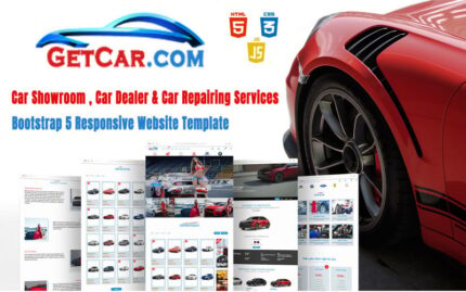 GetCar - Car Showroom , Car Dealer & Car Repairing Services Responsive Website Template