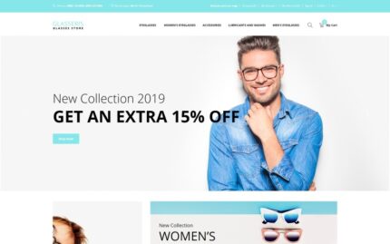 Glasseris - Glasses Store OpenCart Template