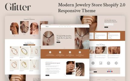 Glitter - Jewelry Store Shopify 2.0 Responsive Theme Shopify Theme