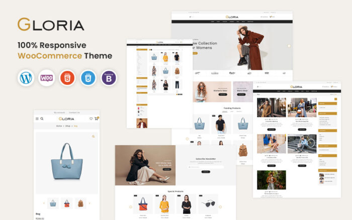 Gloria - Responsive WooCommerce Template WooCommerce Theme