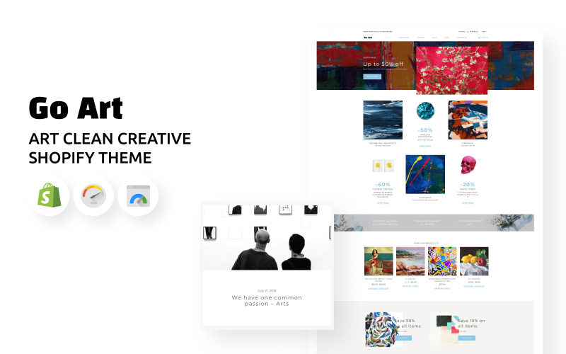 Go Art - Art Clean Creative Shopify Theme