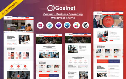 Goalnet - Business Consulting WordPress Theme WordPress Theme