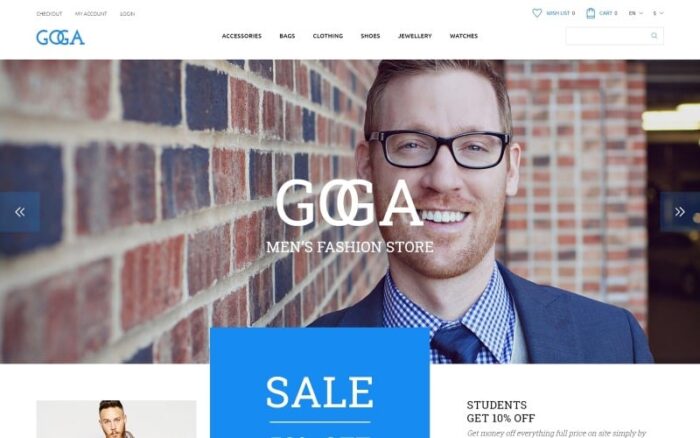 GOGA OpenCart Template