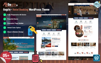 Gogrin - Hotel Booking WordPress Theme