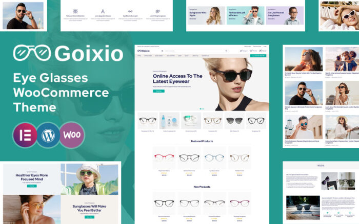 Goixio - Sunglasses, Eye Glasses WooCommerce Theme