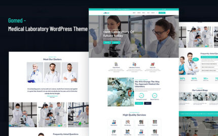 Gomed - Medical Laboratory WordPress Theme