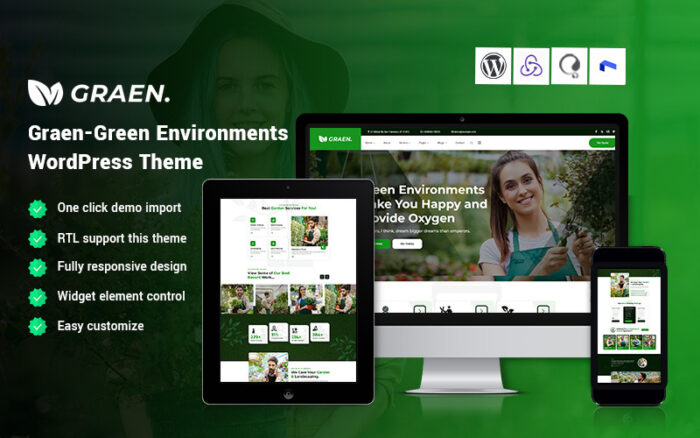 Graen - Green Environments WordPress Theme