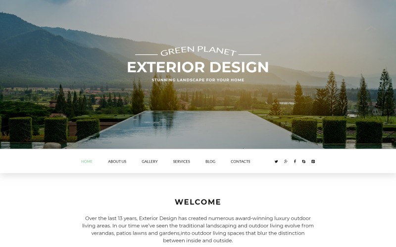 Green Planet - Exterior Design Responsive Modern Joomla Template