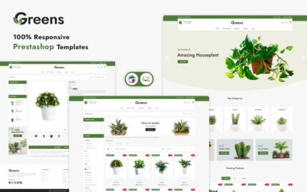 Greens - Ecommerce PrestaShop Template PrestaShop Theme