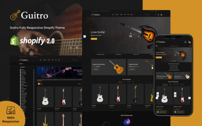 Guitro - Responsive Shopify Theme