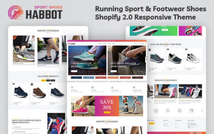 Habbot - Running Sport & Footwear Shoes Store Multipurpose Shopify 2.0 Responsive Theme Shopify Theme