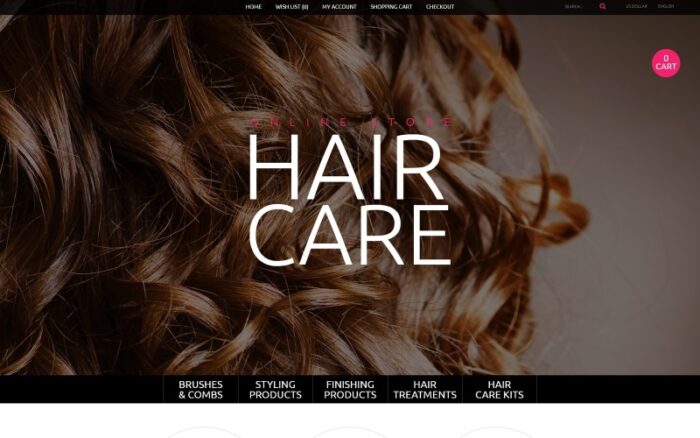 Hair Care OpenCart Template